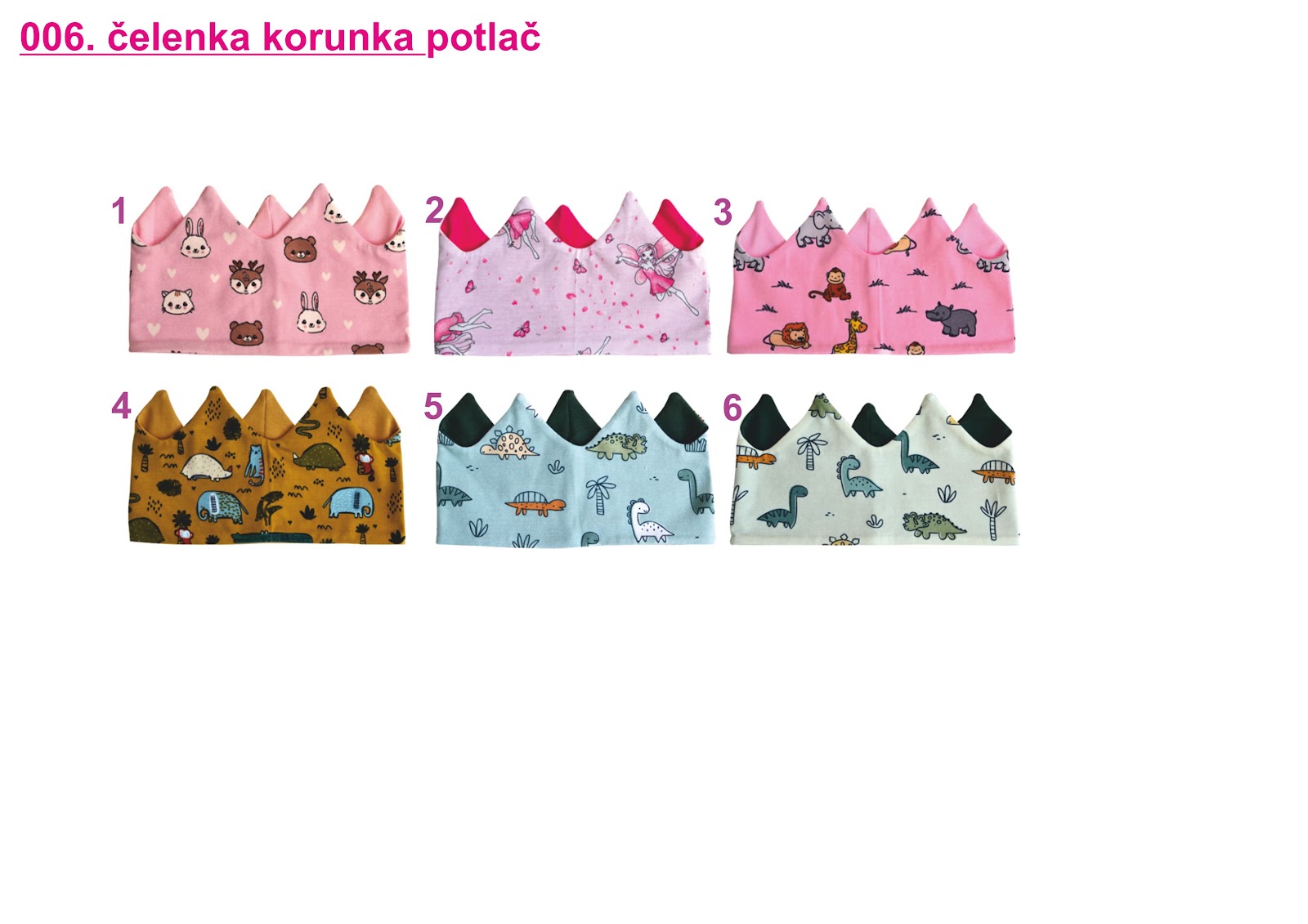 1qOc7gUXeSDvftsnKka2x NIySLL UqPB REPAL Čelenka korunka vzor
